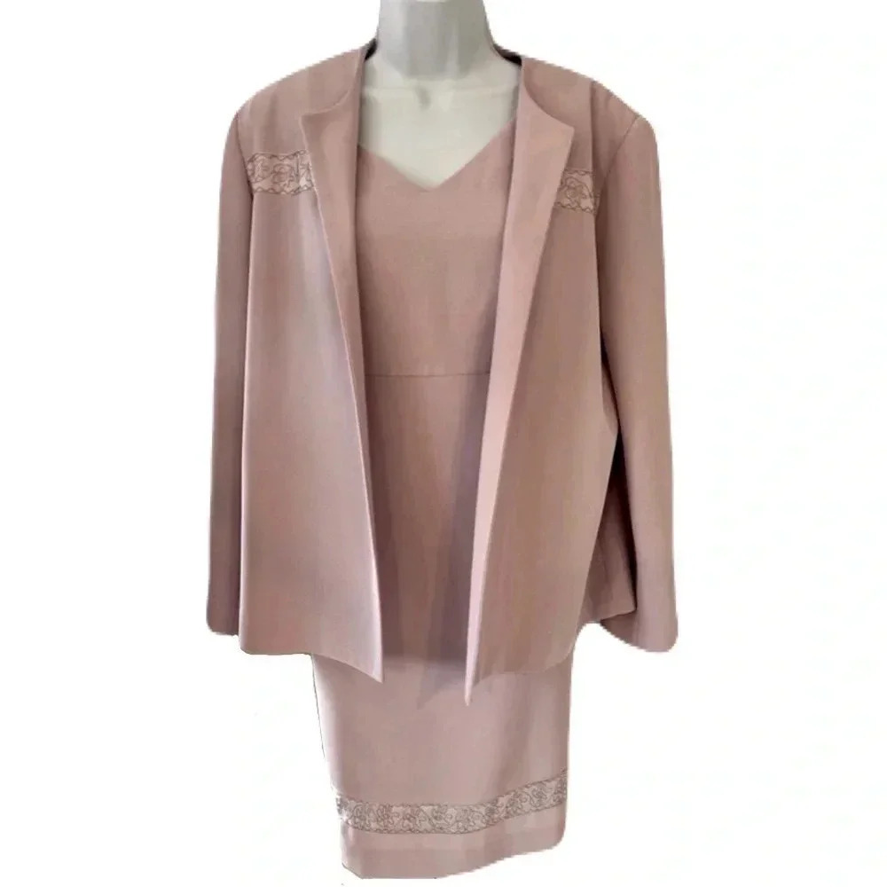 Laura Petites/ Blazer & dress set/ Soft lavender Colour/ Size US 10 - Picture 4 of 16